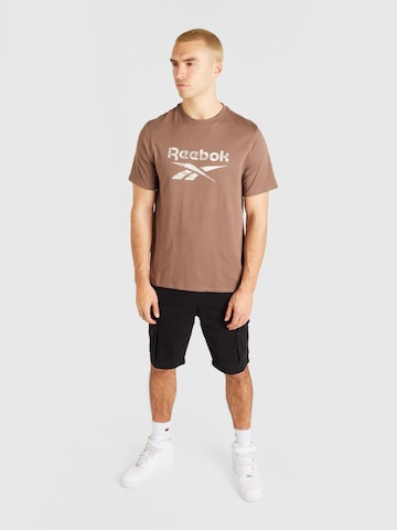 T-Shirt fonctionnel 'MOTION' Reebok en marron