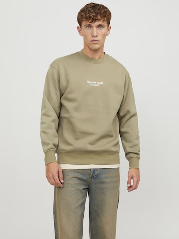 JACK & JONES Sweatshirt 'Vesterbro' i beige: forside