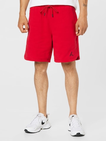 Jordan regular Παντελόνι σε κόκκινο: μπροστά