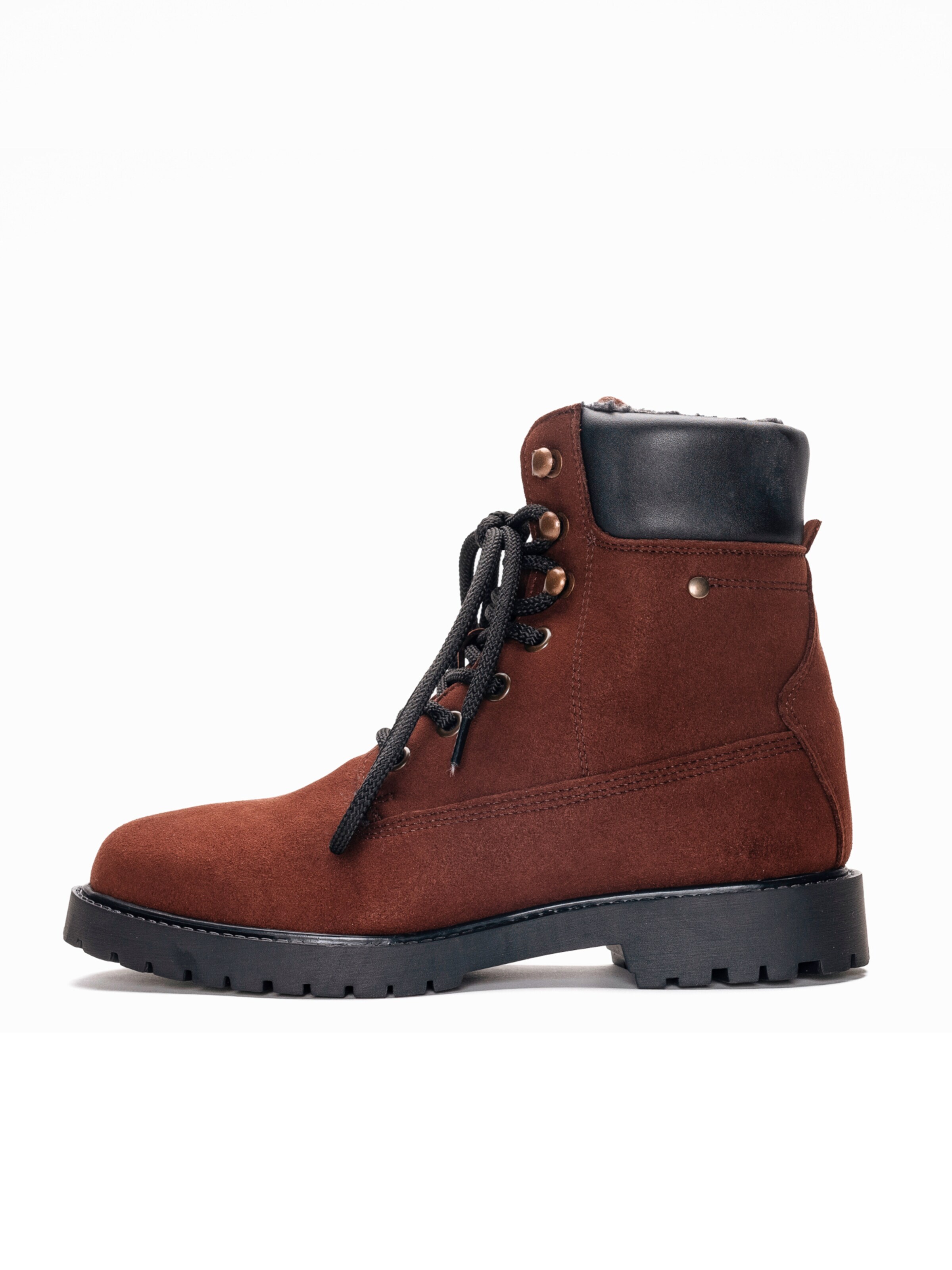nae Vegan Shoes Lace-up boots 'Gadea' in Brown: front