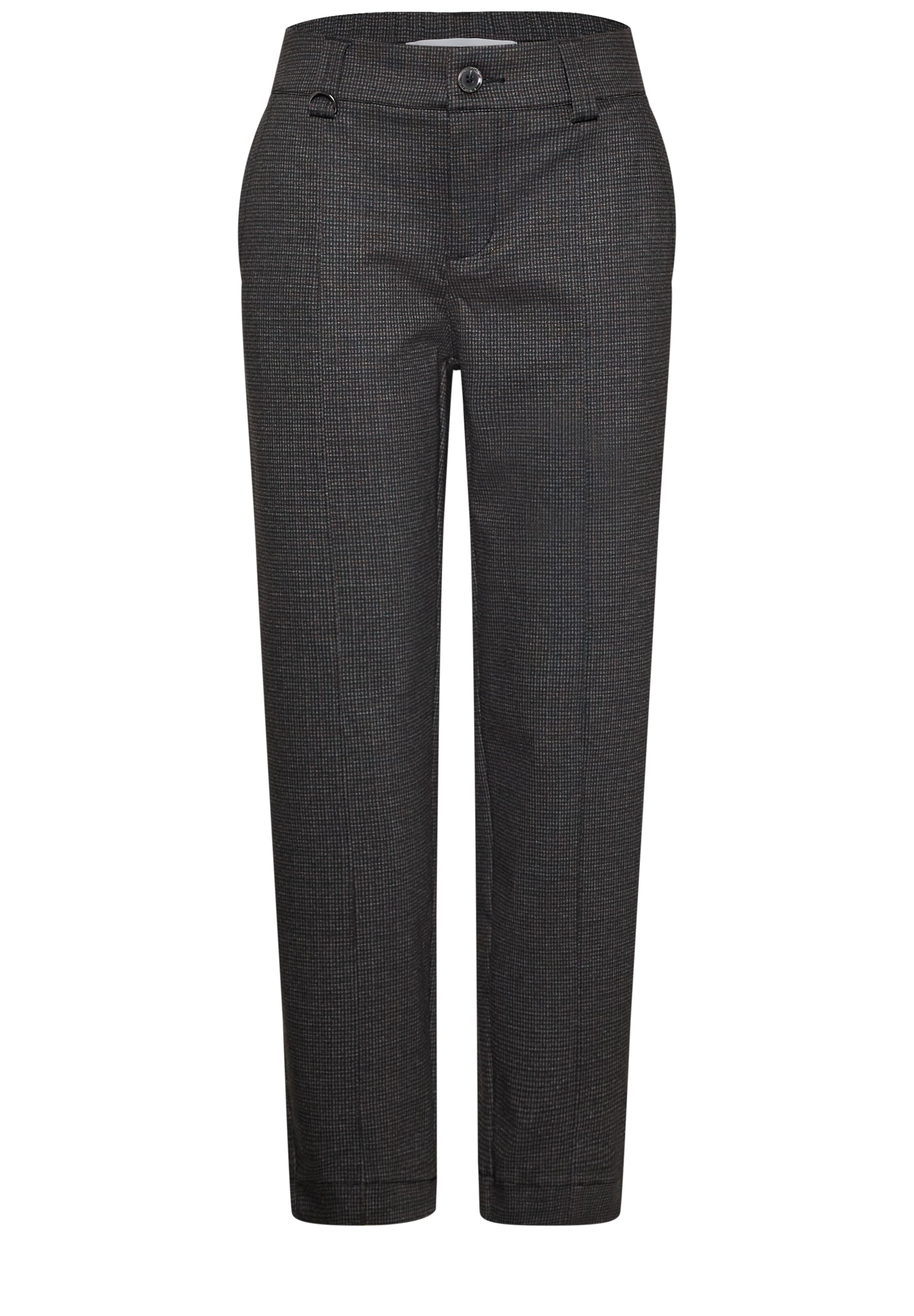 STREET ONE - regular Pantalón de pinzas en gris: frente