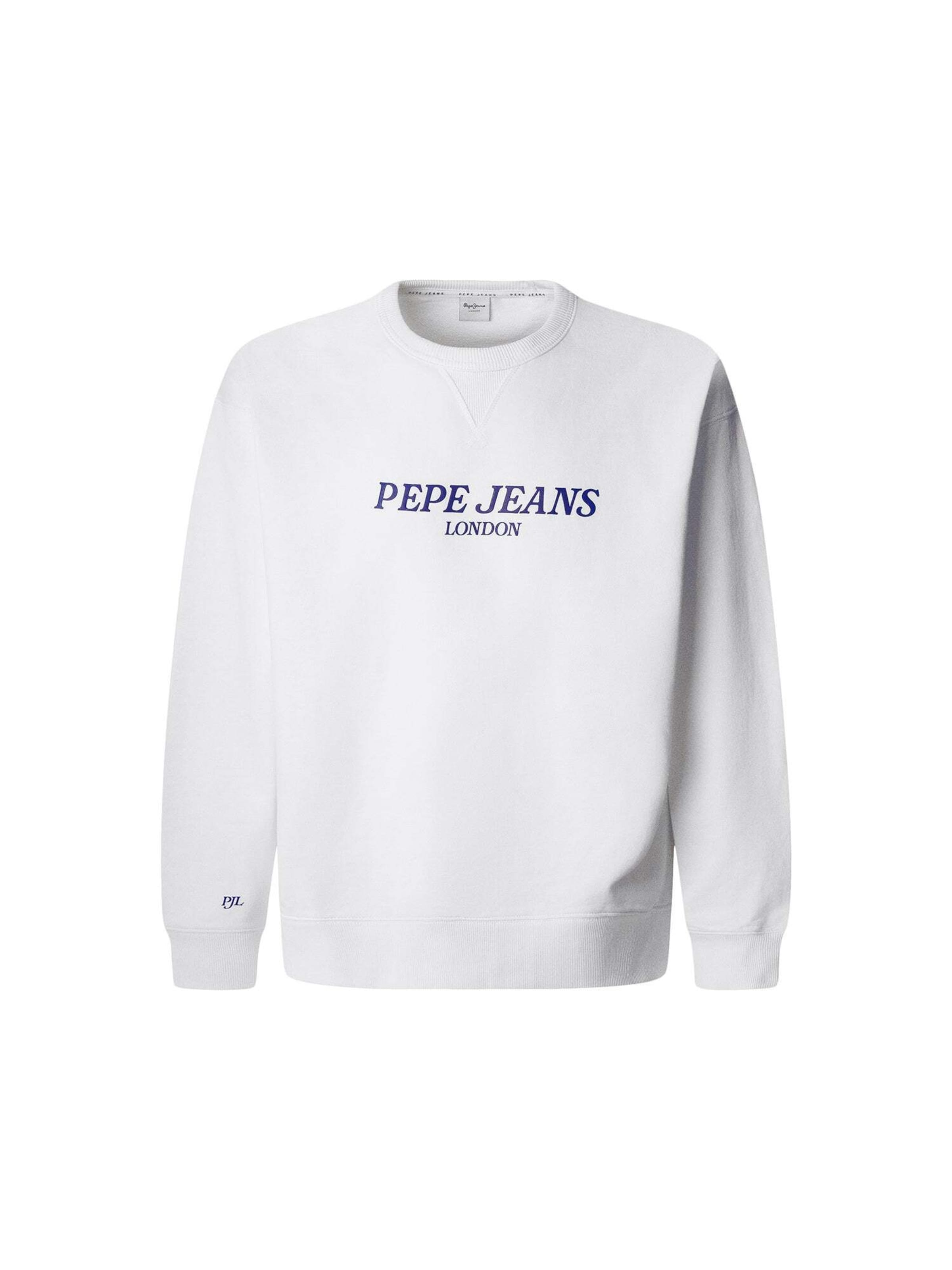 Pepe Jeans Sweatshirt 'Tadeo' in White: front