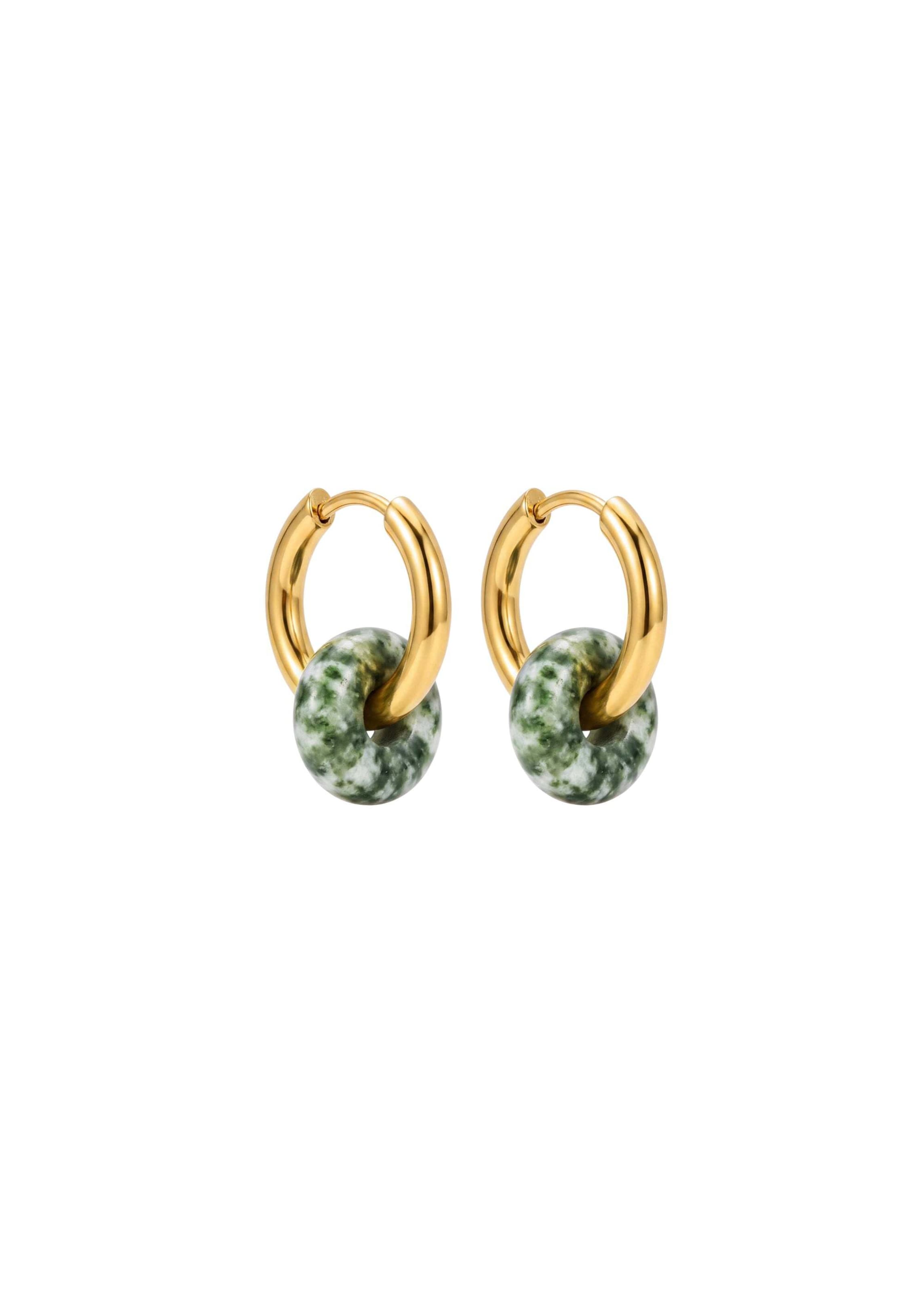 Orecchini 'Jasper' di PURELEI in oro: frontale