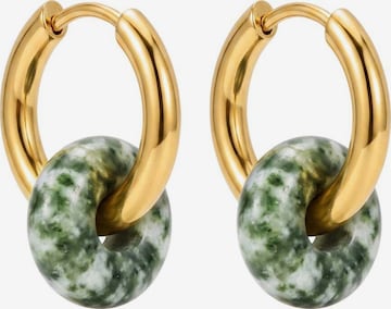 PURELEI - Brincos 'Jasper' em ouro: frente