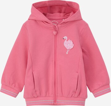 s.Oliver Zip-Up Hoodie in Pink: front