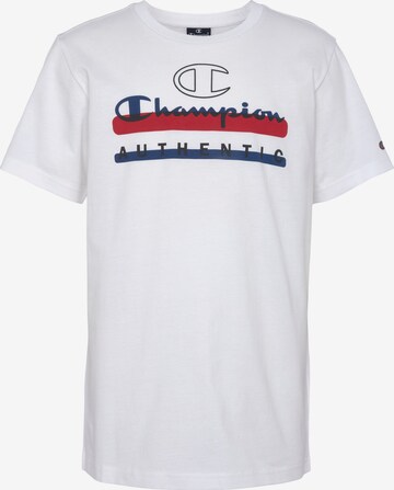 Champion Authentic Athletic Apparel Performance Shirt in White: front