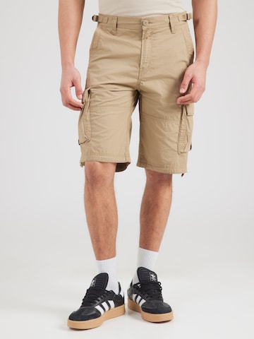 Vintage Industriesregular Cargo hlače 'Terrance' - zelena boja: prednji dio