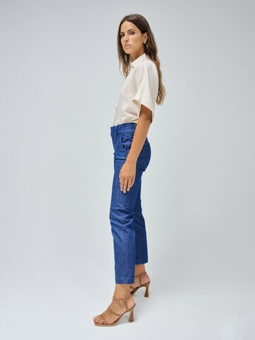 Salsa Jeans Slimfit Broek in Blauw