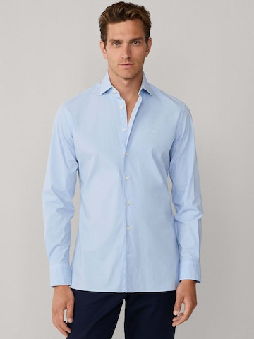 Hackett London Regular Fit Hemd in Blau: Vorderseite