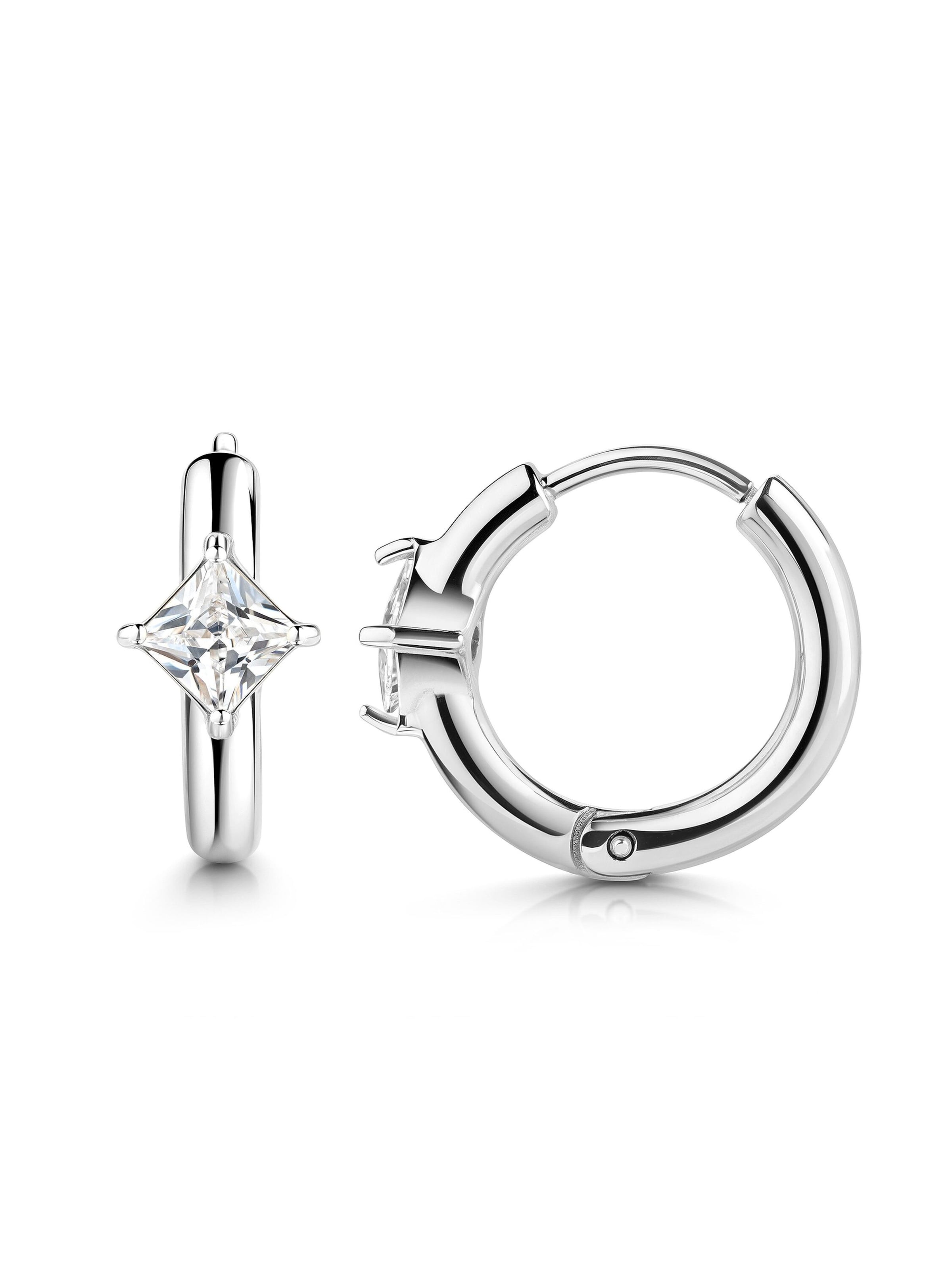 Boucles d'oreilles Zeeme en argent