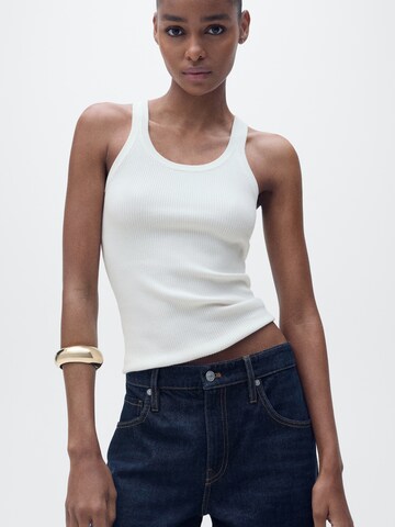 MANGO Knitted top 'RIRIN' in Beige: front