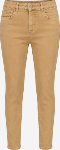 Jeans di Elara in beige: frontale
