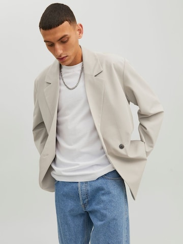 JACK & JONES Comfort fit Colbert 'PECHE' in Bruin: voorkant