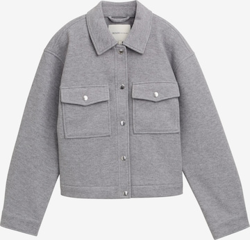 TOM TAILOR DENIM Átmeneti dzseki - szürke: elől