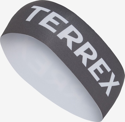 ADIDAS TERREX Bandeau de sport 'Climacool' en gris / blanc, Vue avec produit