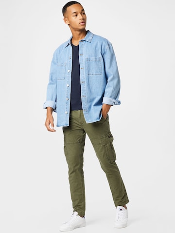 Superdry Slimfit Cargobroek 'Core' in Groen