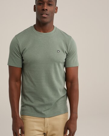 T-Shirt WE Fashion en vert : devant