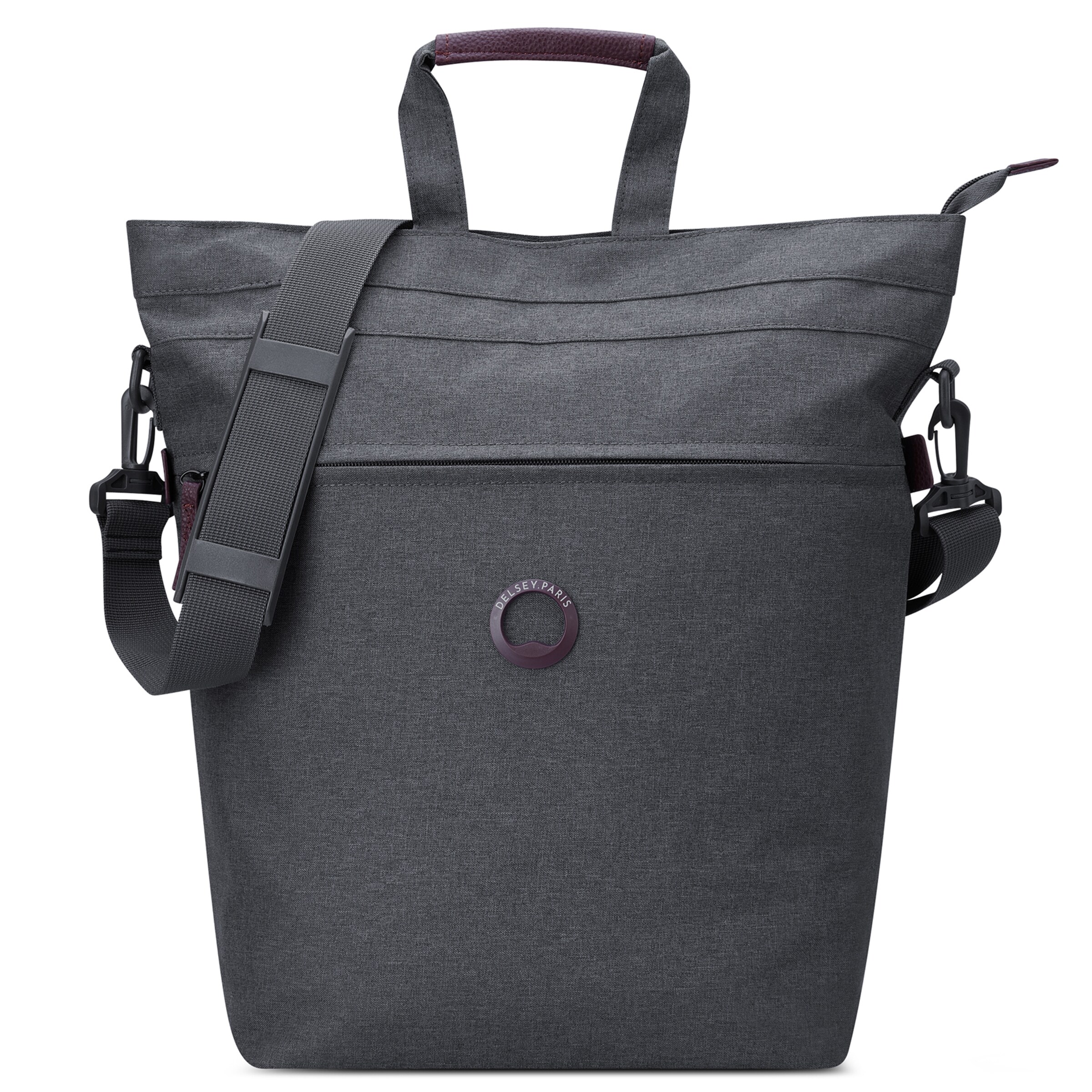 Delsey Paris Rucksack 'Maubert 2.0' in Grau: Vorderseite