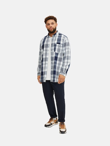 TOM TAILOR Men + Comfort Fit Hemd in Blau