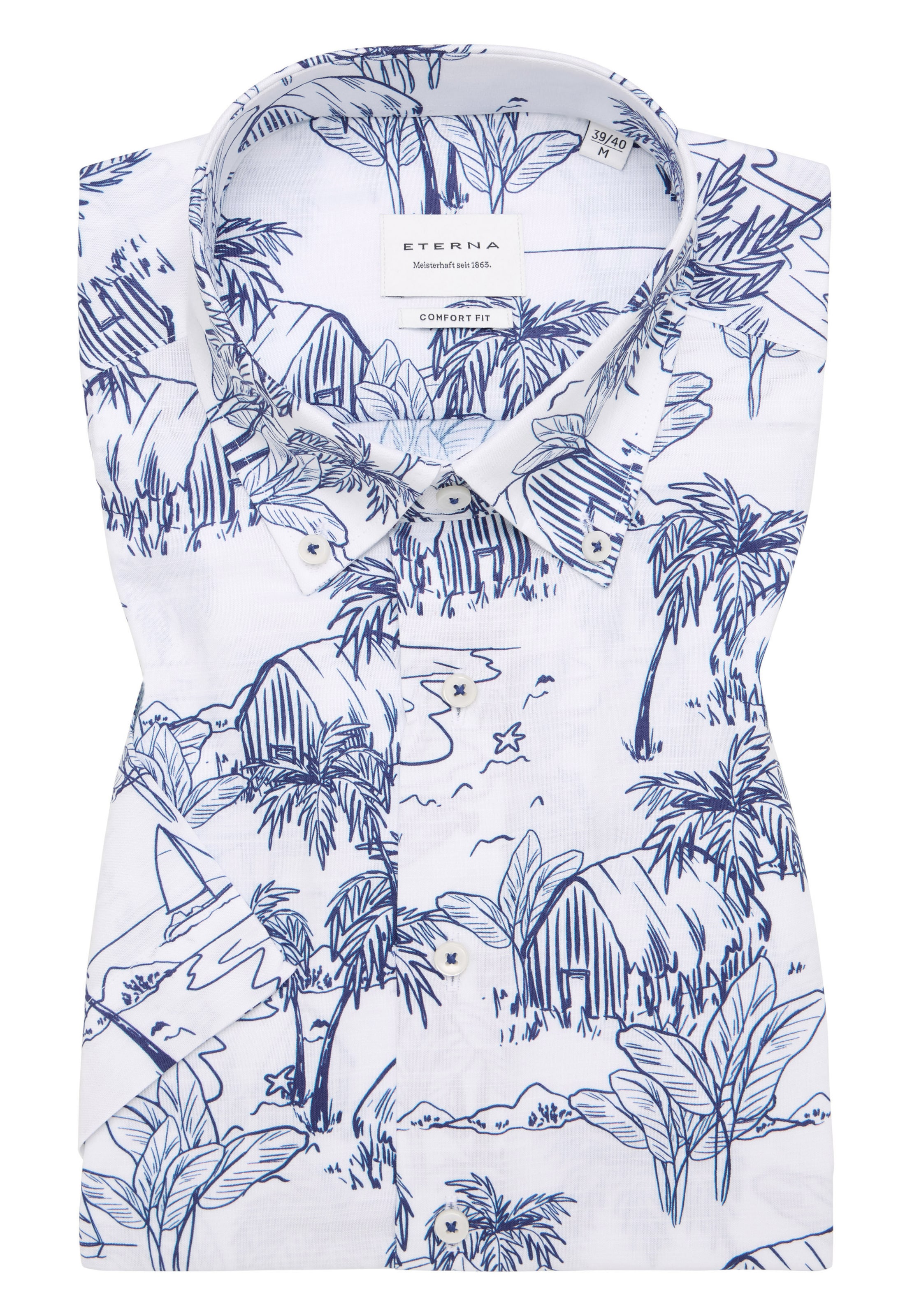 ETERNA Comfort fit Business Shirt in Blue