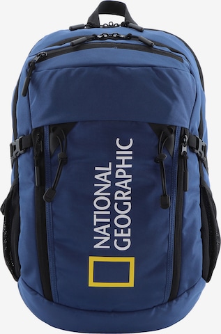 National Geographic Backpack 'Box Canyon' in Blue: front