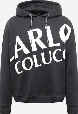 Carlo Colucci Sweatshirt in Black: front