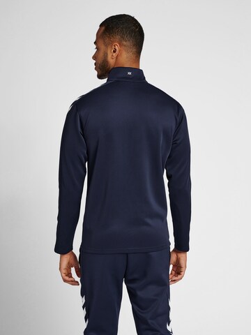 Hummel Sportsweatvest in Blauw