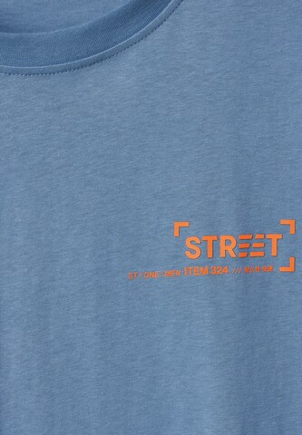 Street One MEN Shirt 'College' in Blue