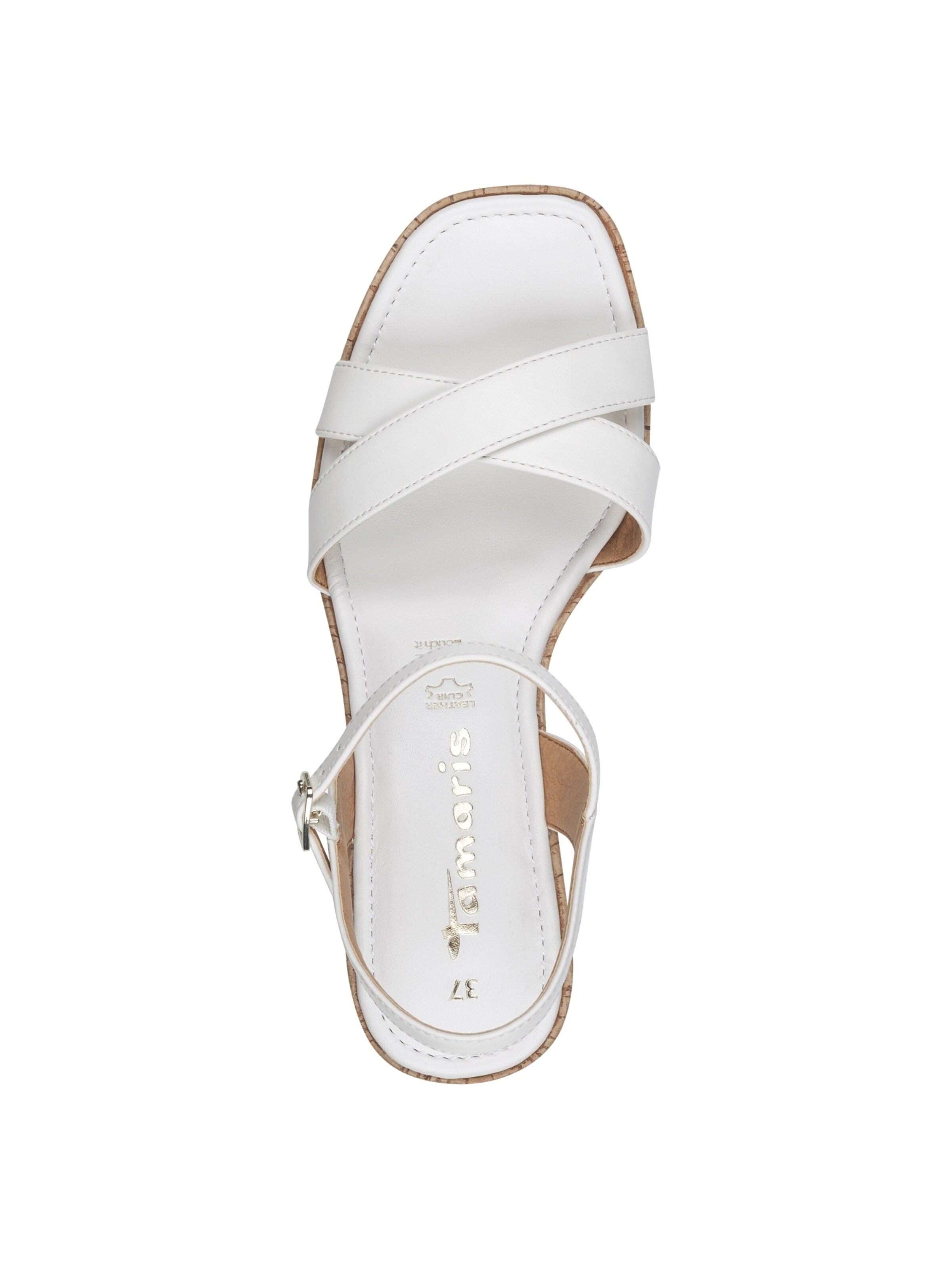 Tamaris Strap Sandals in White