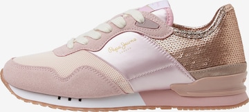 Pepe Jeans Sneaker  ' LONDON TROY ' in Pink: predná strana