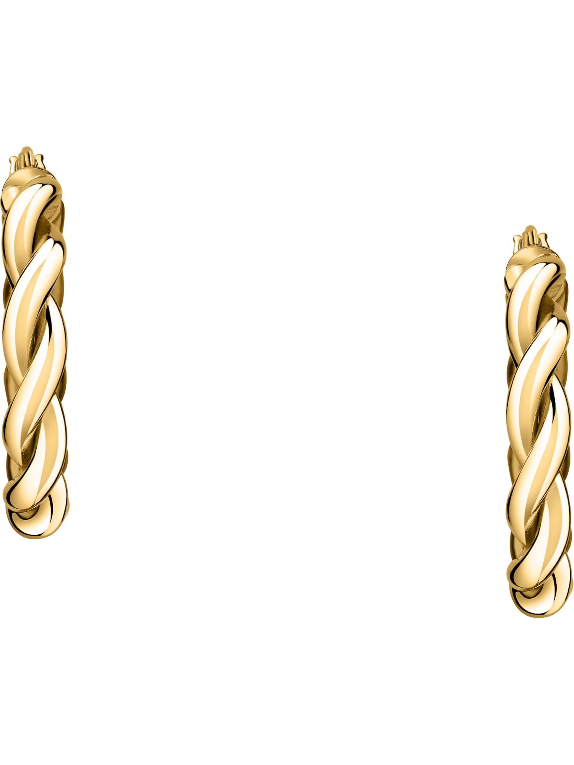 CHRIST Earrings in Yellow