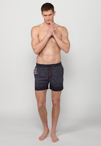 KOROSHI Plavecké šortky – šedá: přední strana