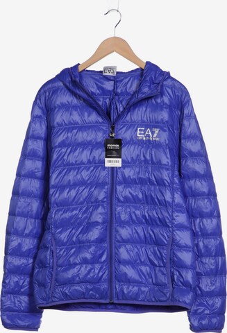 EA7 Emporio Armani Jacket & Coat in XL in Blue: front