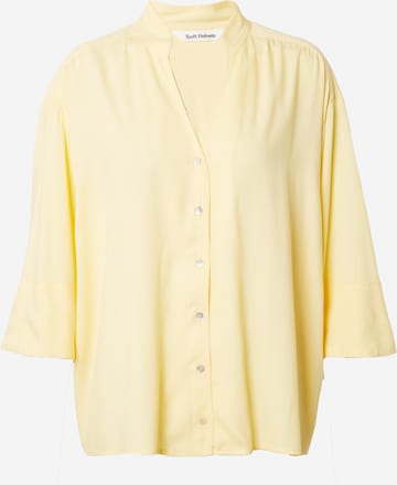 Soft Rebels - Blusa 'Pansy' en amarillo: frente