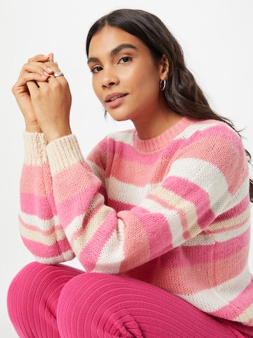 PIECES Pullover 'Karmen' in Pink