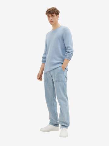 TOM TAILOR DENIM Pullover in Blau