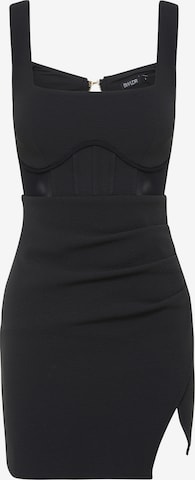 BWLDR Φόρεμα κοκτέιλ 'GAIL' σε μαύρο: μπροστά