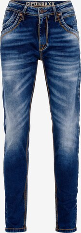 CIPO & BAXX Regular Jeans in Blauw: voorkant