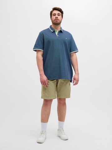 Maglietta 'JJEPAULOS' di Jack & Jones Plus in blu