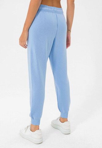 Effilé Pantalon de sport Jimmy Sanders en bleu