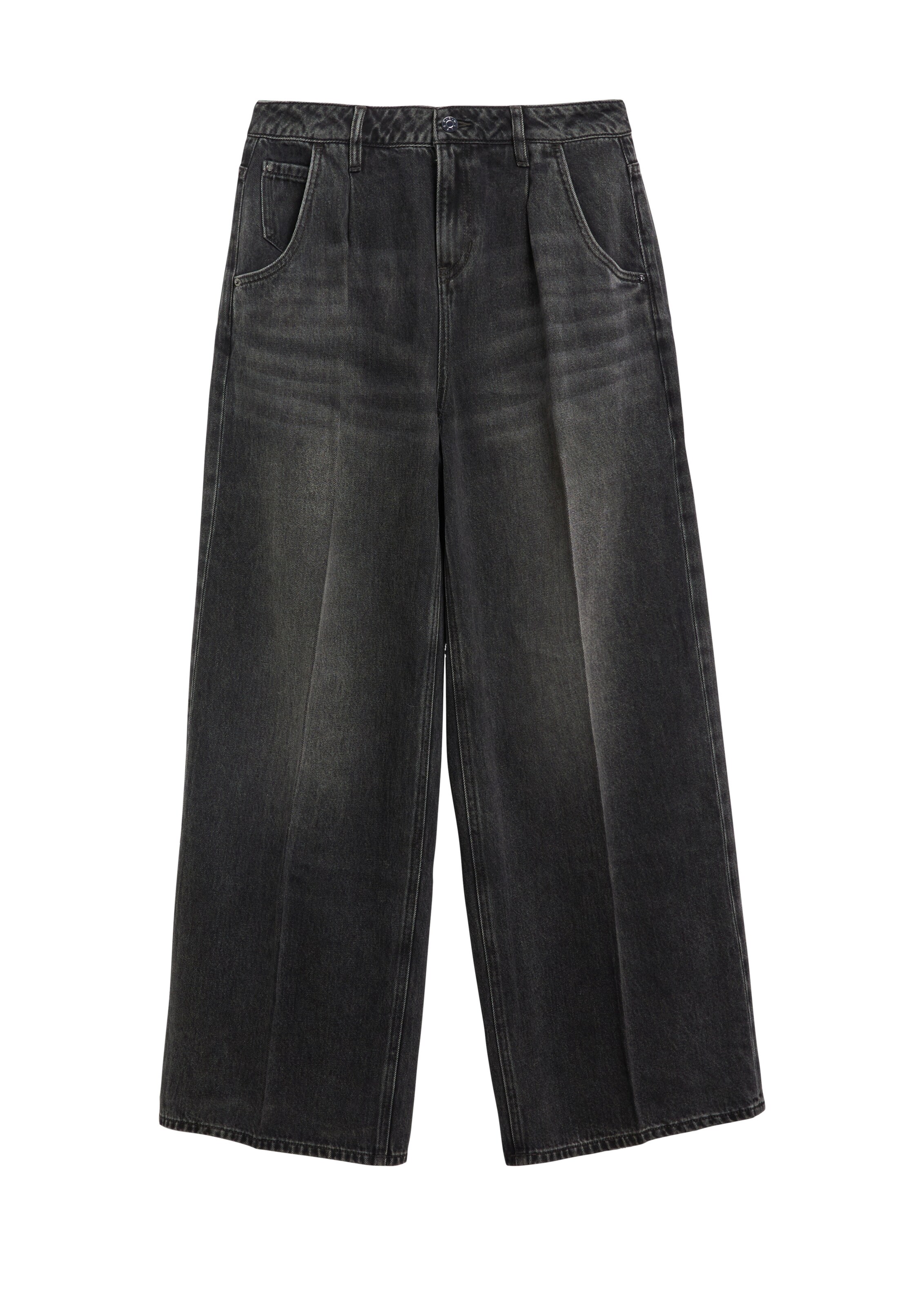 s.Oliver Baggy Jeans in Grau: Vorderseite