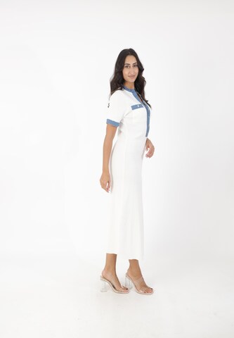 Elara Strickkleid in Weiß