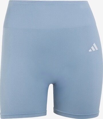 ADIDAS PERFORMANCE Sportbroek in Blauw: voorkant