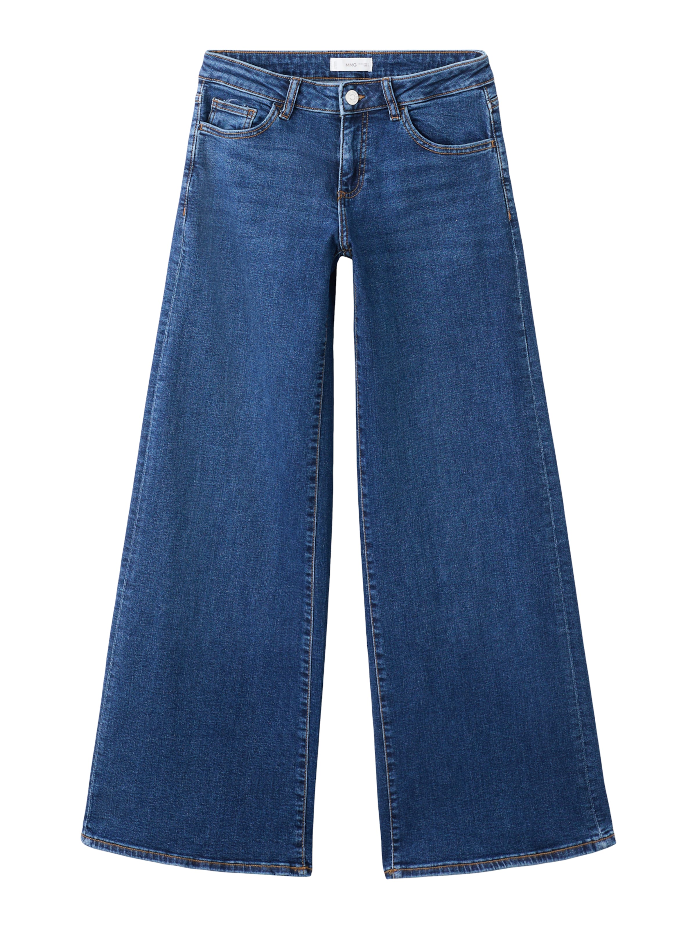 MANGO TEEN Wide leg Jeans 'Kim' in Blue: front