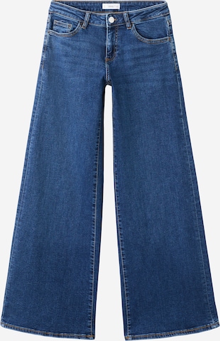 mėlyna MANGO TEEN Plačios klešnės Džinsai 'Kim': priekis