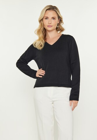 usha BLACK LABEL - Jersey 'Classic' en negro: frente