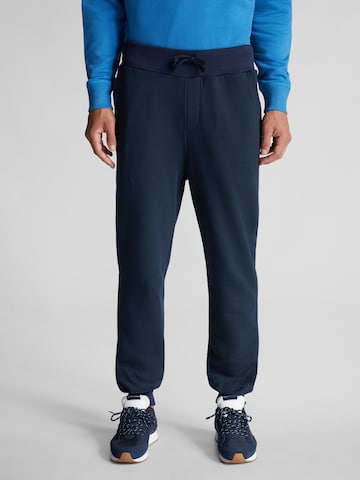 North Sails Tapered Workout Pants in Blue: front