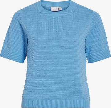 VILA Пуловер 'VILOLLO' в синьо: отпред
