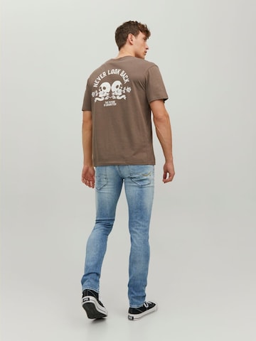 JACK & JONES Skinny Jeansy 'Glenn' w kolorze niebieski