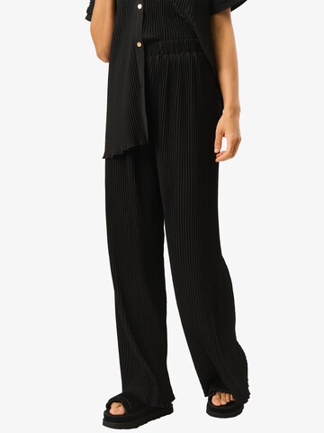 Wide Leg Pantalon GINI LONDON en noir : devant